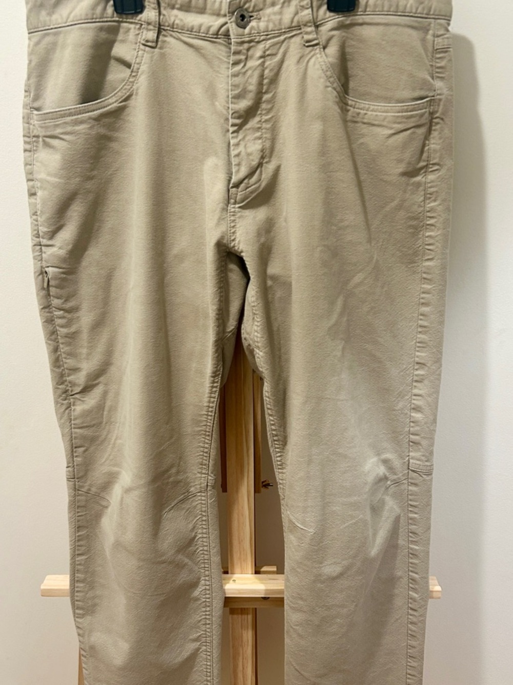 The North Face Pants Mens 33 x 30  Beige Canvas Project 5 Pocket Cotton Outdoor